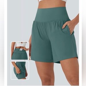 HALARA High-Waisted 2-in-1 Yoga Shorts